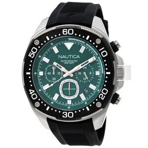 FX04425B NWT Nautica Fashion Men's Quartz Steel Authentic Watch
